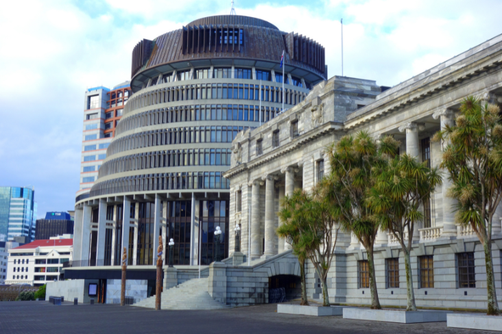 New Zealand parliament - the Beehive