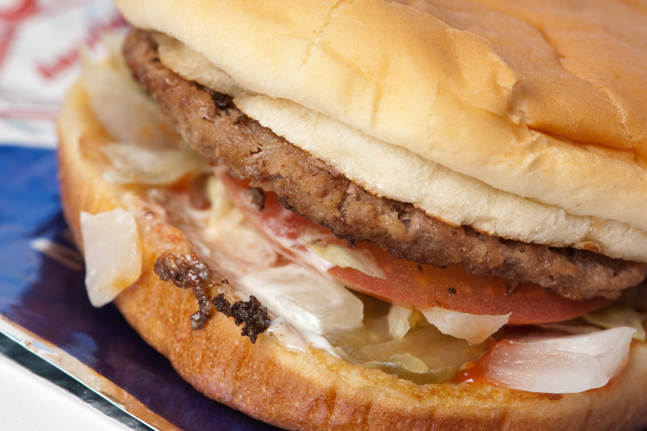 Fast food burger
